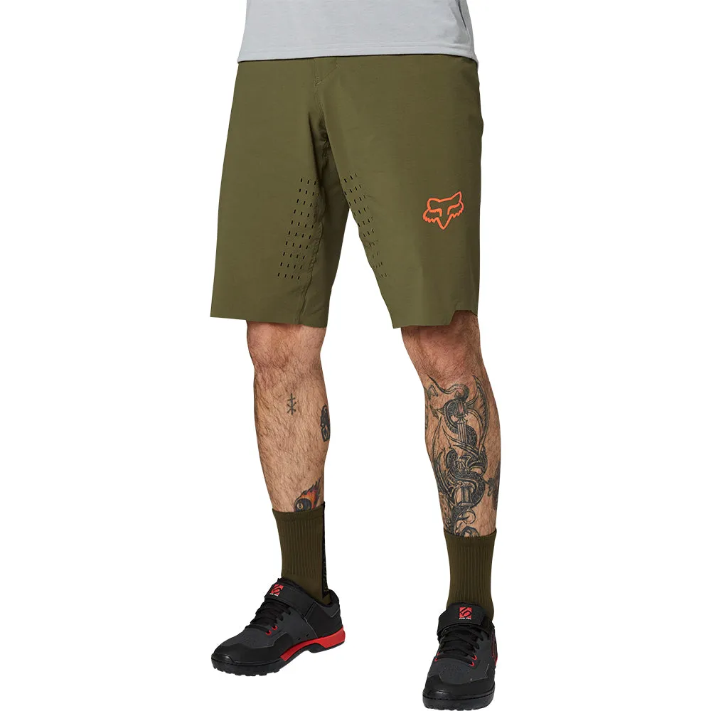 FOX FLEXAIR SHORTS NO LINER [OLIVE]