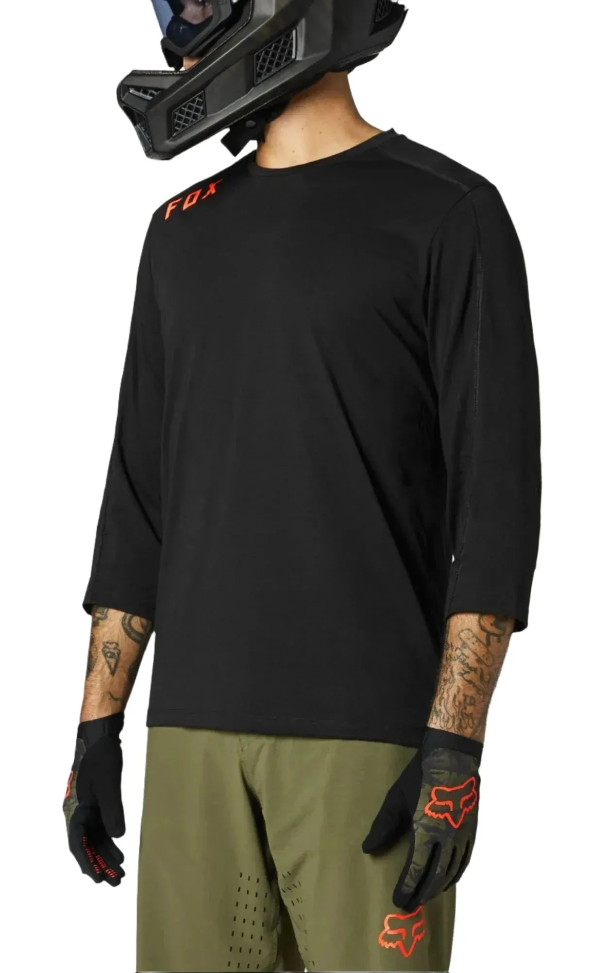 Fox RANGER DR 3/4 JERSEY - Black
