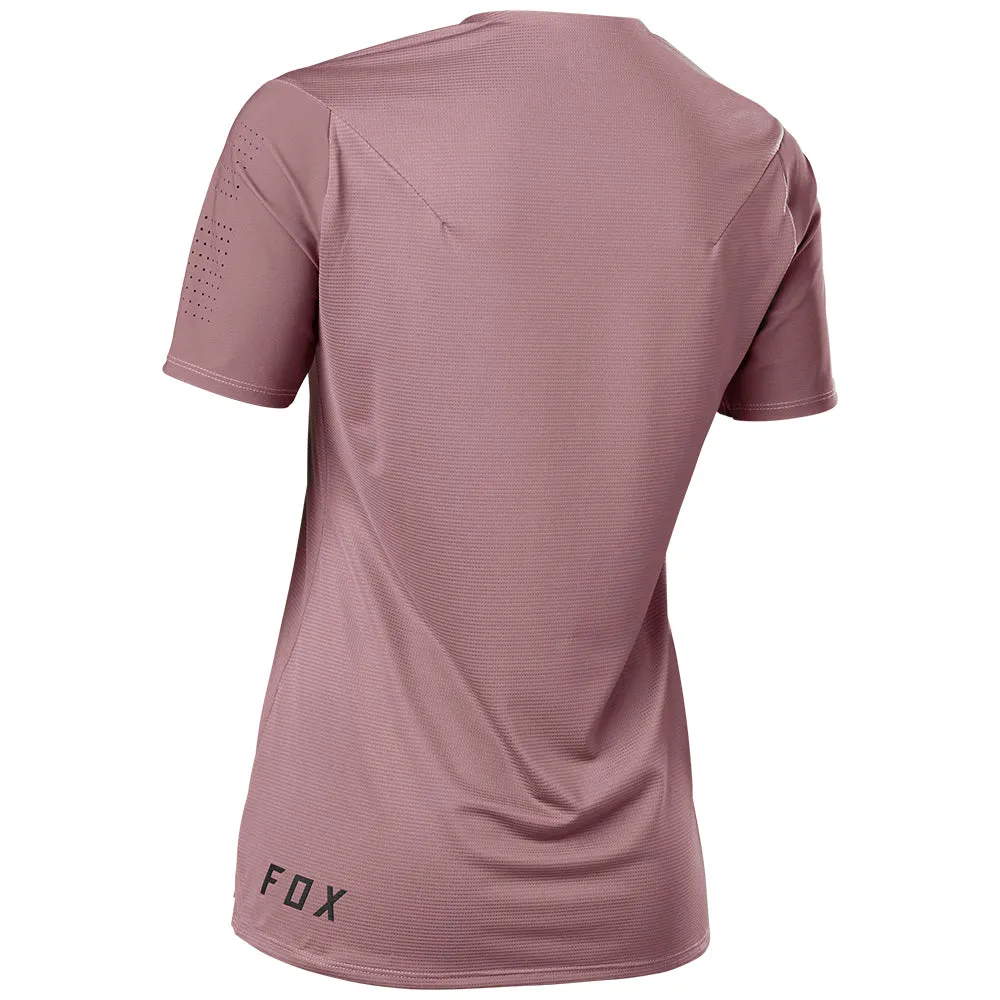 Fox Womens Flexair Ss Jersey - Plum Perfect
