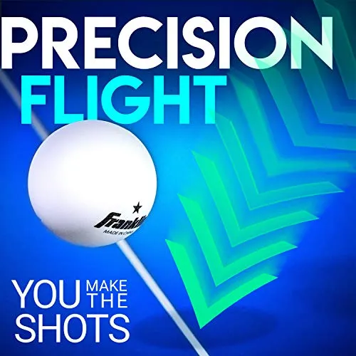 Franklin Sports Table Tennis Balls - Official Size and Weight 40mm Table Tennis Balls - One Star Professional Balls - Bulk Packs and Family Sets - White - Pack of 36