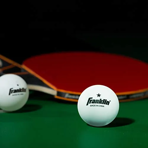 Franklin Sports Table Tennis Balls - Official Size and Weight 40mm Table Tennis Balls - One Star Professional Balls - Bulk Packs and Family Sets - White - Pack of 36