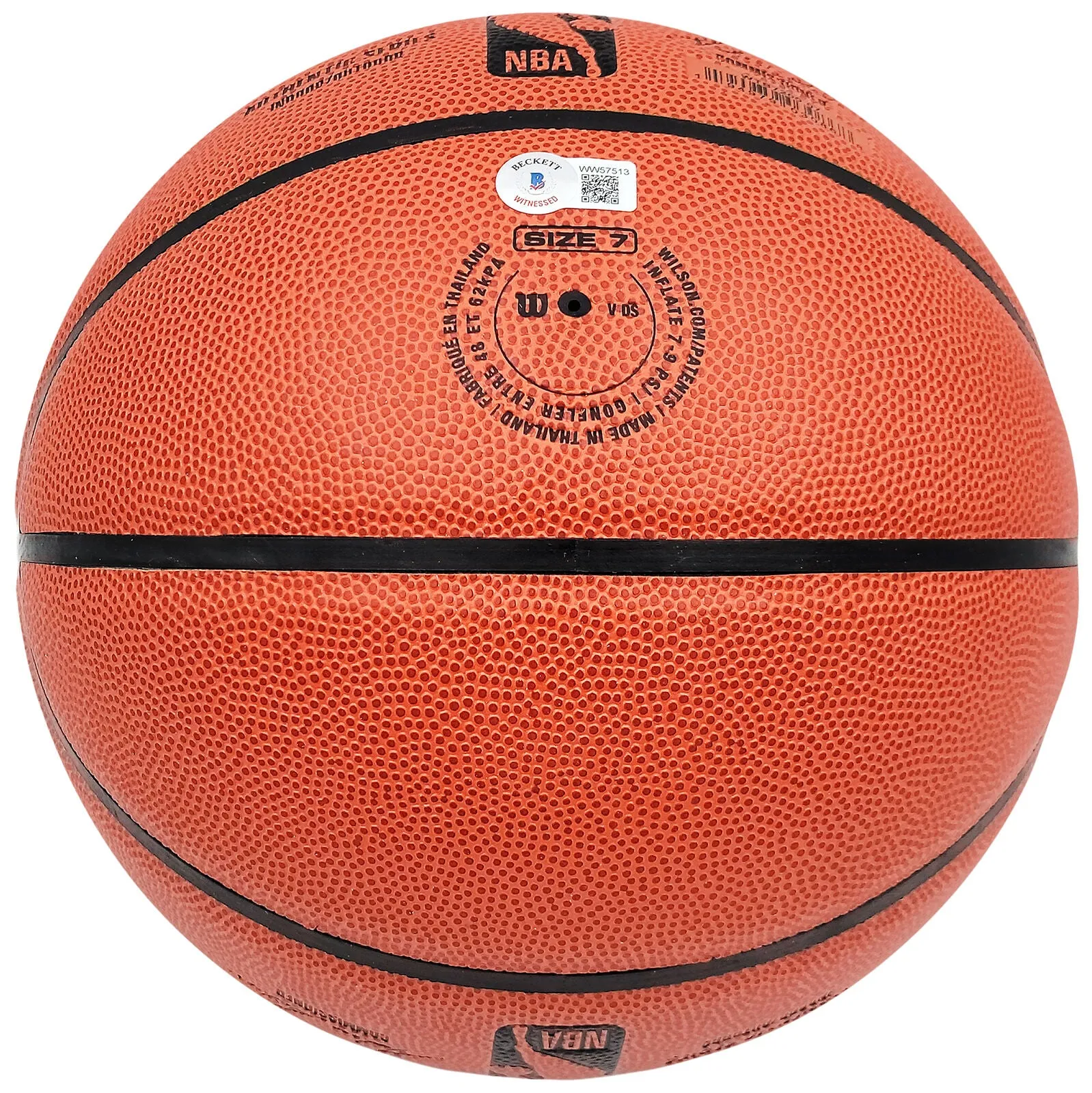 GARY PAYTON AUTOGRAPHED AUTH BASKETBALL SONICS MCS & BECKETT 203419