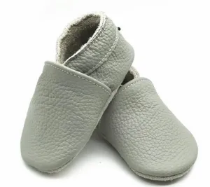 Genuine leather soft sole pre walker - Grey