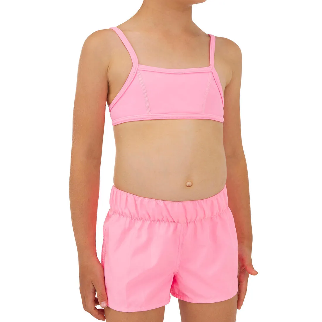 GIRL'S SURF SWIMSHORTS KINA 100