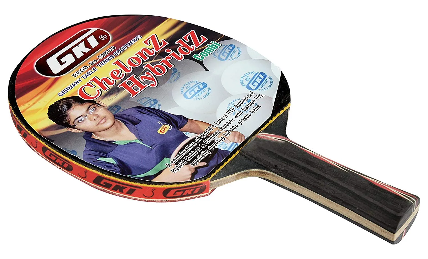 Gki Chelonz Hybridz Table Tennis Racket