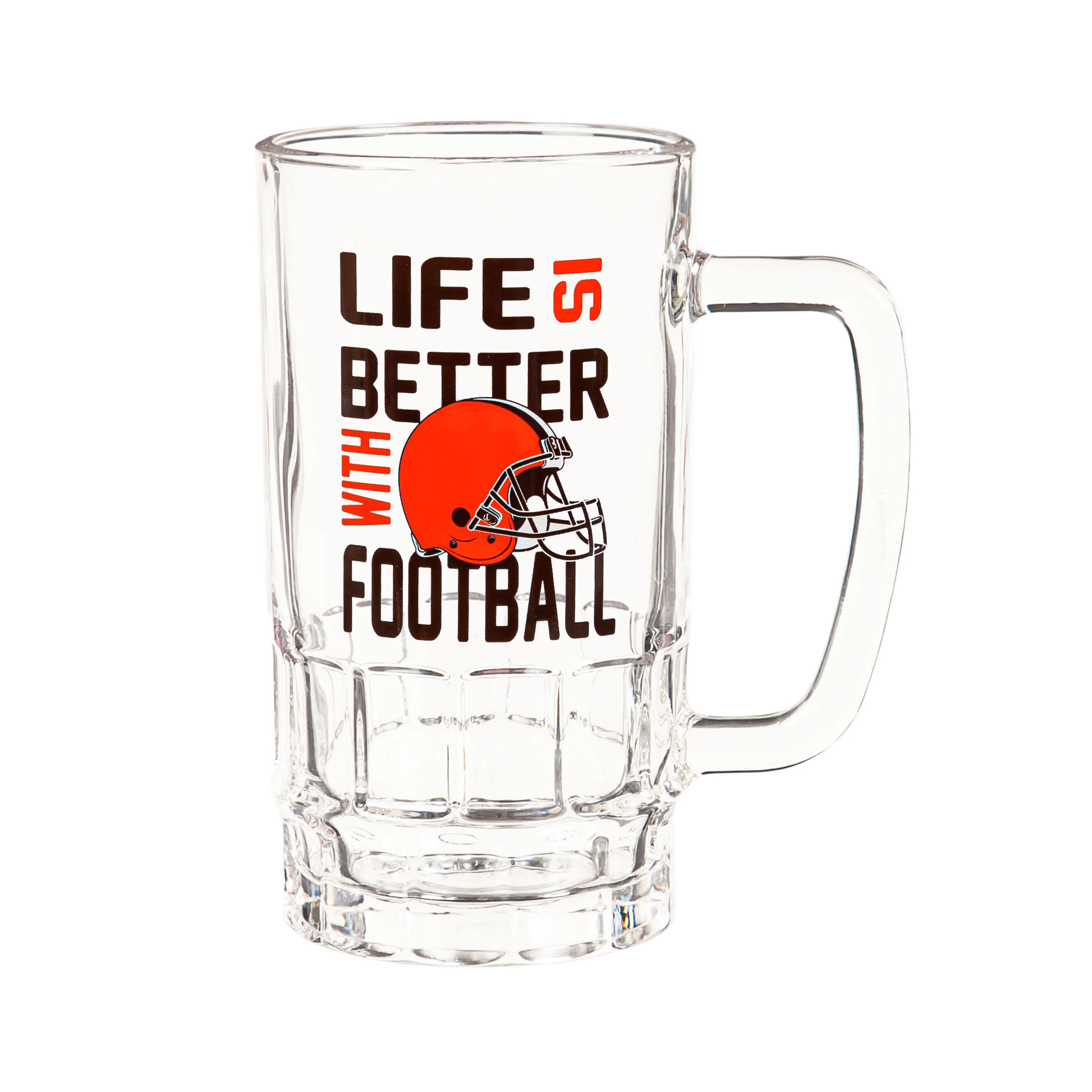 Glass Tankard Cup, with Gift Box, Cleveland Browns,3br3807