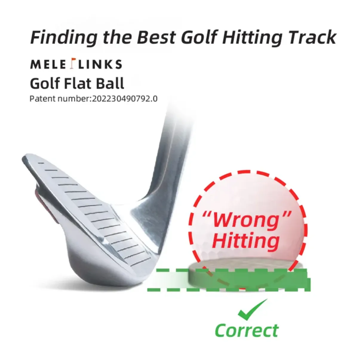 Golf Flatball Indoor Outdoor Swing Trainer