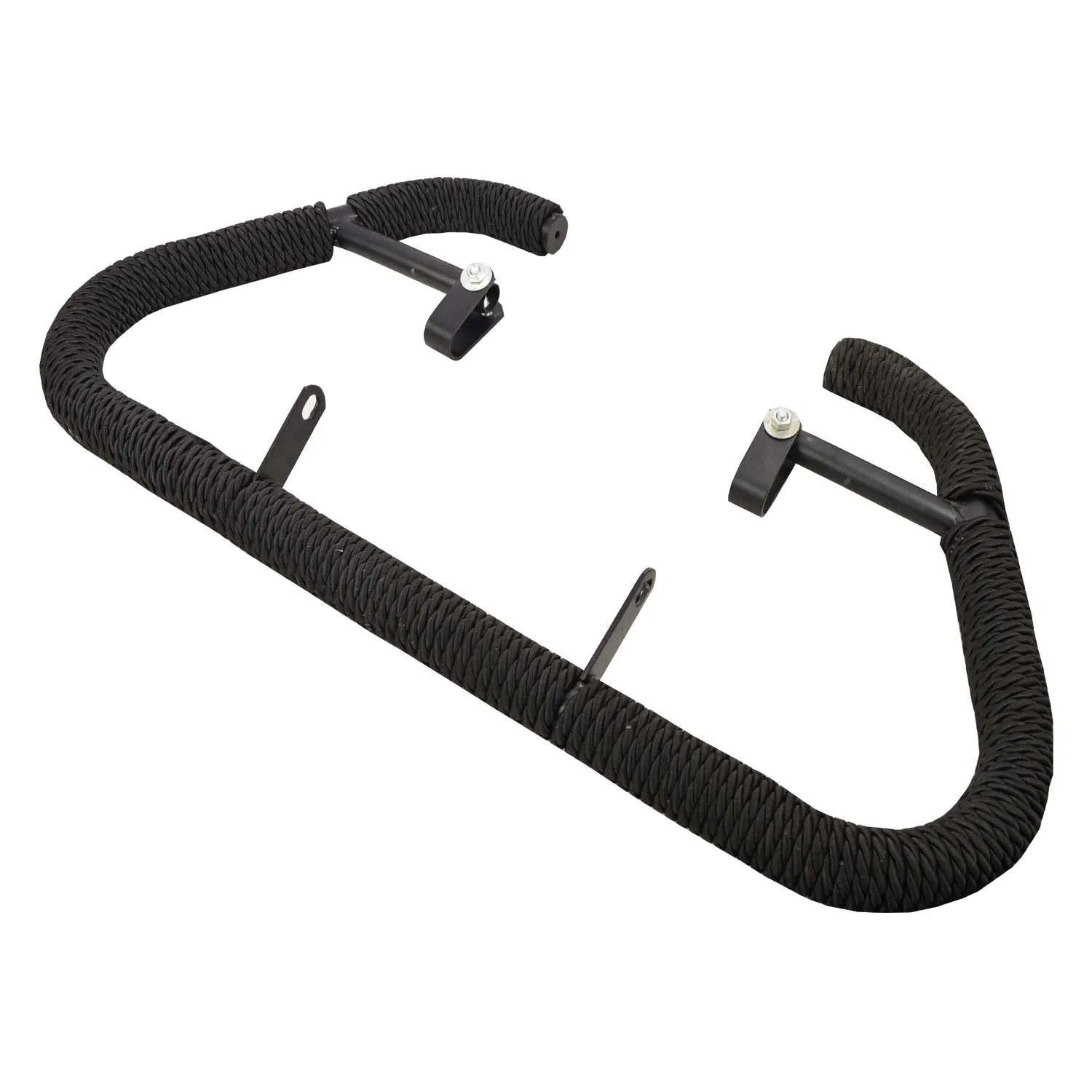 Heavy Metal Leg Guard With Rope For Jawa All Model