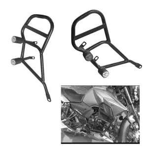 Heavy Quality Metal Crash guard With 4 Pcs Slider For TVS Apache RTR 160 4V