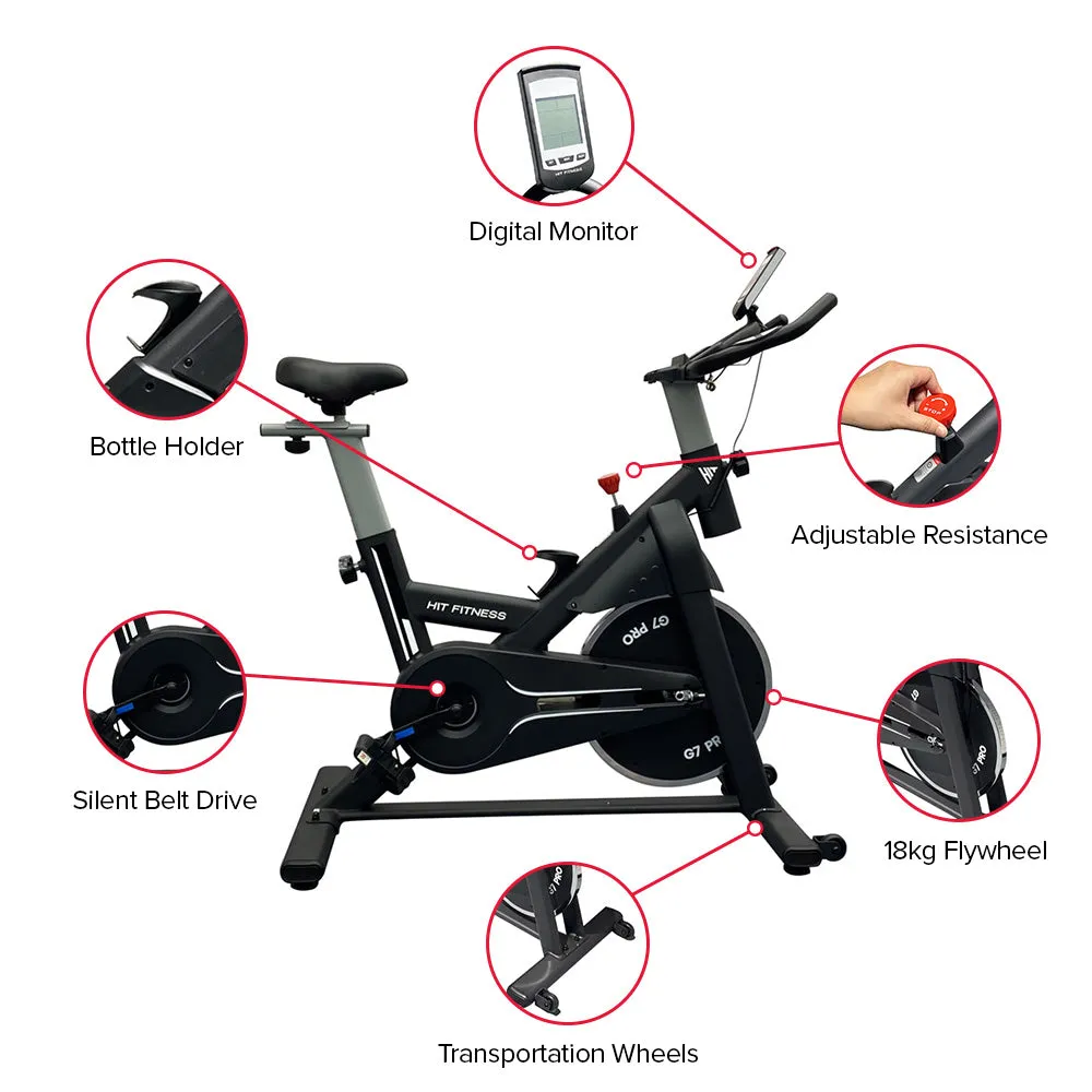 Hit Fitness G7 PRO Indoor Exercise Bike