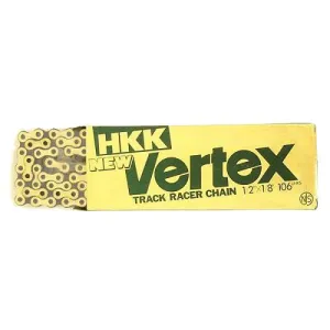HKK Vertex GOLD Track Chain 1/2" X 1/8"