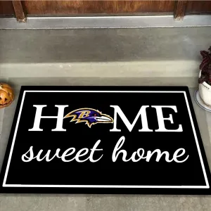 Home Sweet Home -Baltimore RV Football - Anti Slip Indoor Doormat