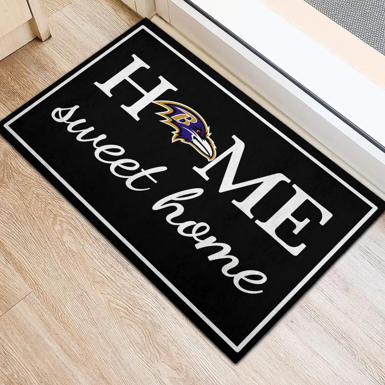 Home Sweet Home -Baltimore RV Football - Anti Slip Indoor Doormat