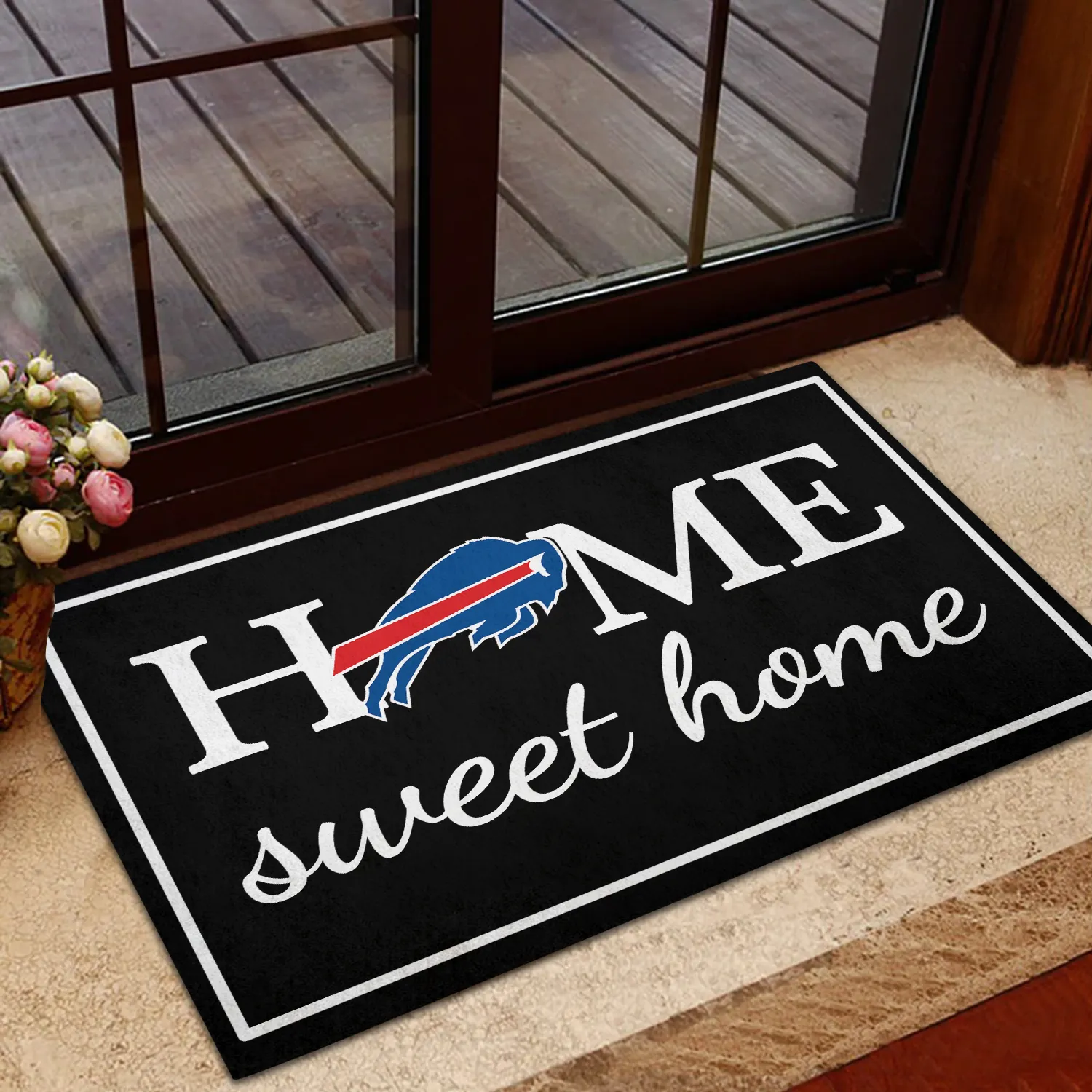 Home Sweet Home - Buffalo Football - Anti Slip Indoor Doormat