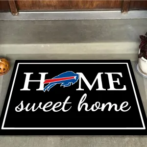 Home Sweet Home - Buffalo Football - Anti Slip Indoor Doormat