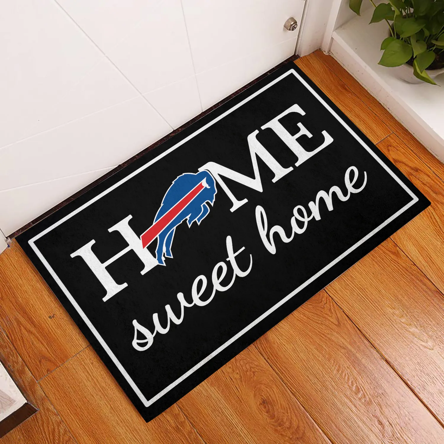 Home Sweet Home - Buffalo Football - Anti Slip Indoor Doormat