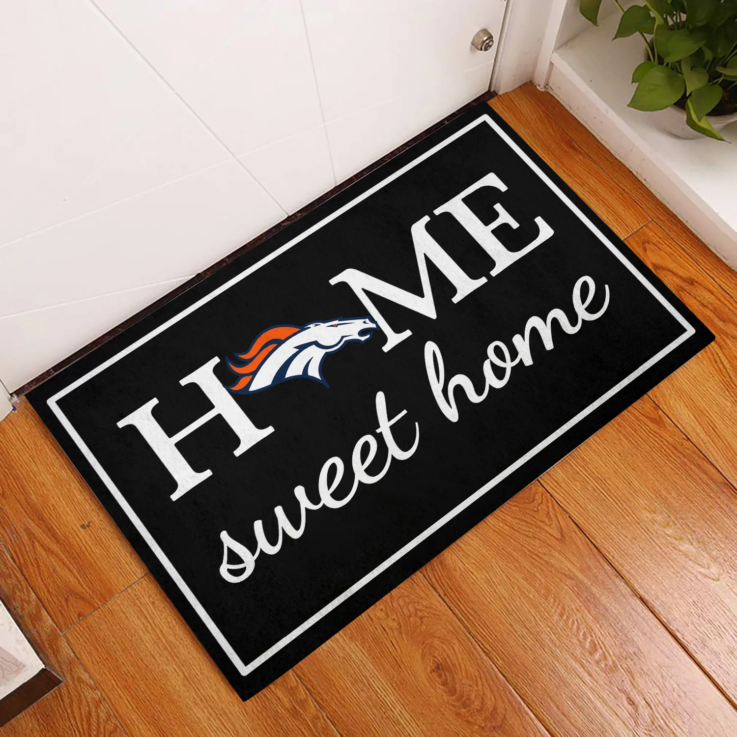 Home Sweet Home - Denver BR Football - Anti Slip Indoor Doormat