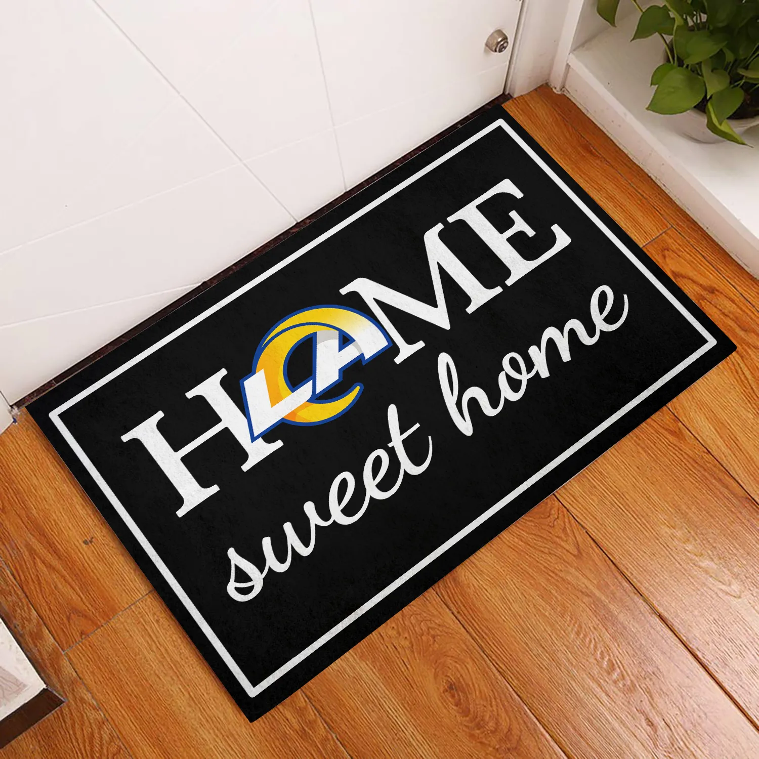Home Sweet Home - Los Angeles R Football - Anti Slip Indoor Doormat
