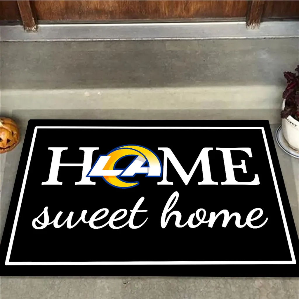 Home Sweet Home - Los Angeles R Football - Anti Slip Indoor Doormat