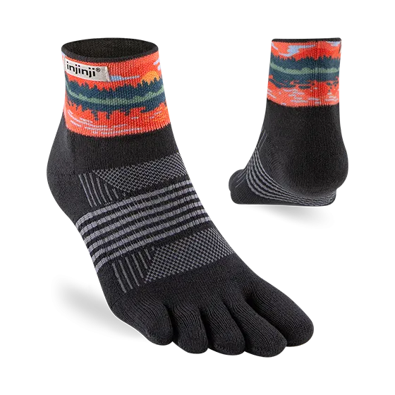 Injinji Artist Designed Womens Trail Mini-Crew