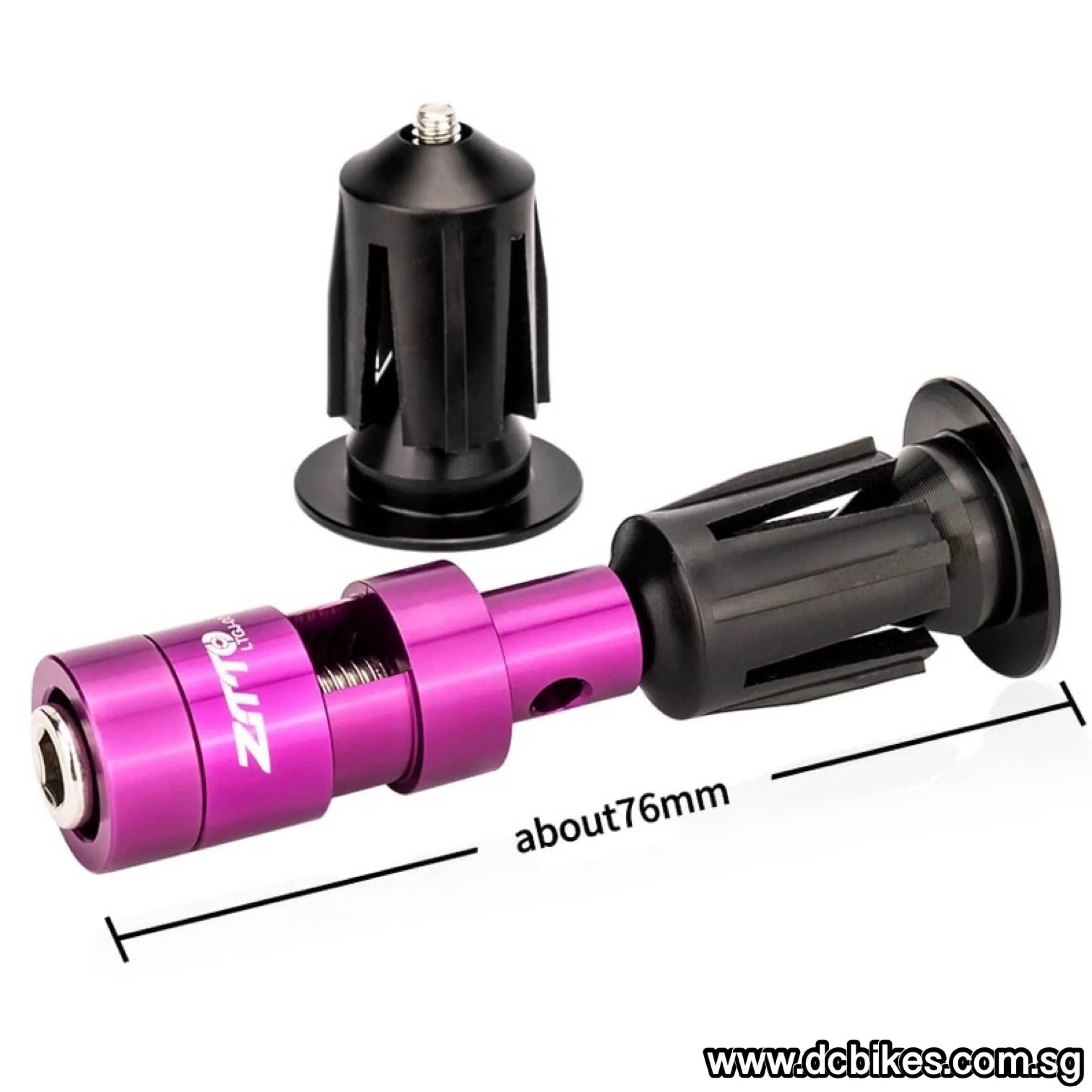 Invisible Purple Stealth Handlebar Emergency Tubeless Tyre Puncture Plug/Chain Breaker Repair Kit
