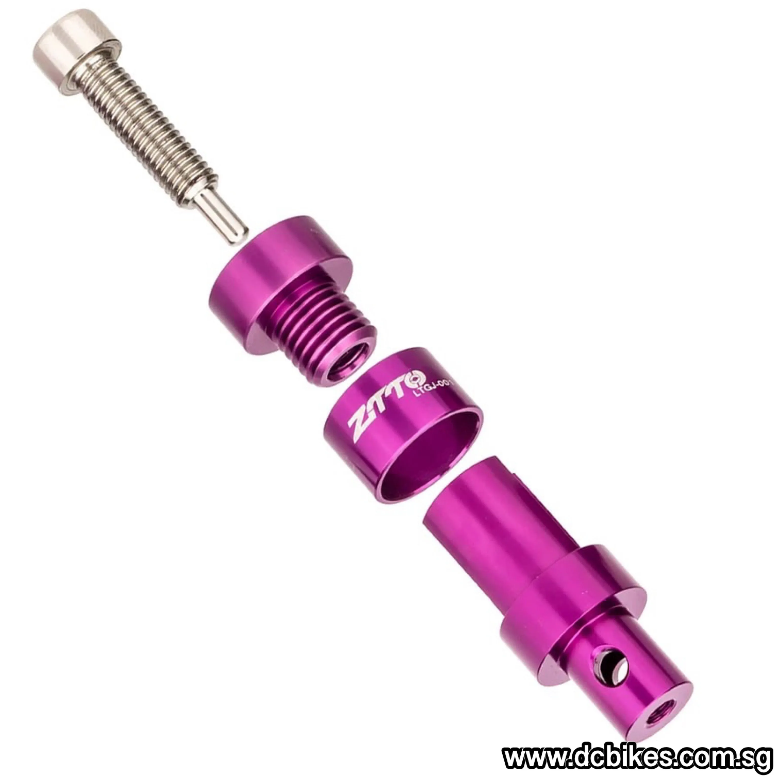 Invisible Purple Stealth Handlebar Emergency Tubeless Tyre Puncture Plug/Chain Breaker Repair Kit