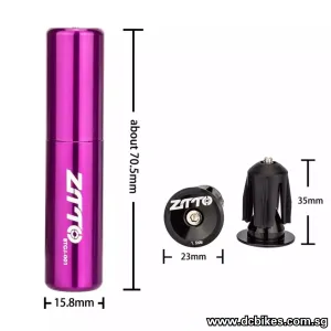 Invisible Purple Stealth Handlebar Emergency Tubeless Tyre Puncture Plug/Chain Breaker Repair Kit