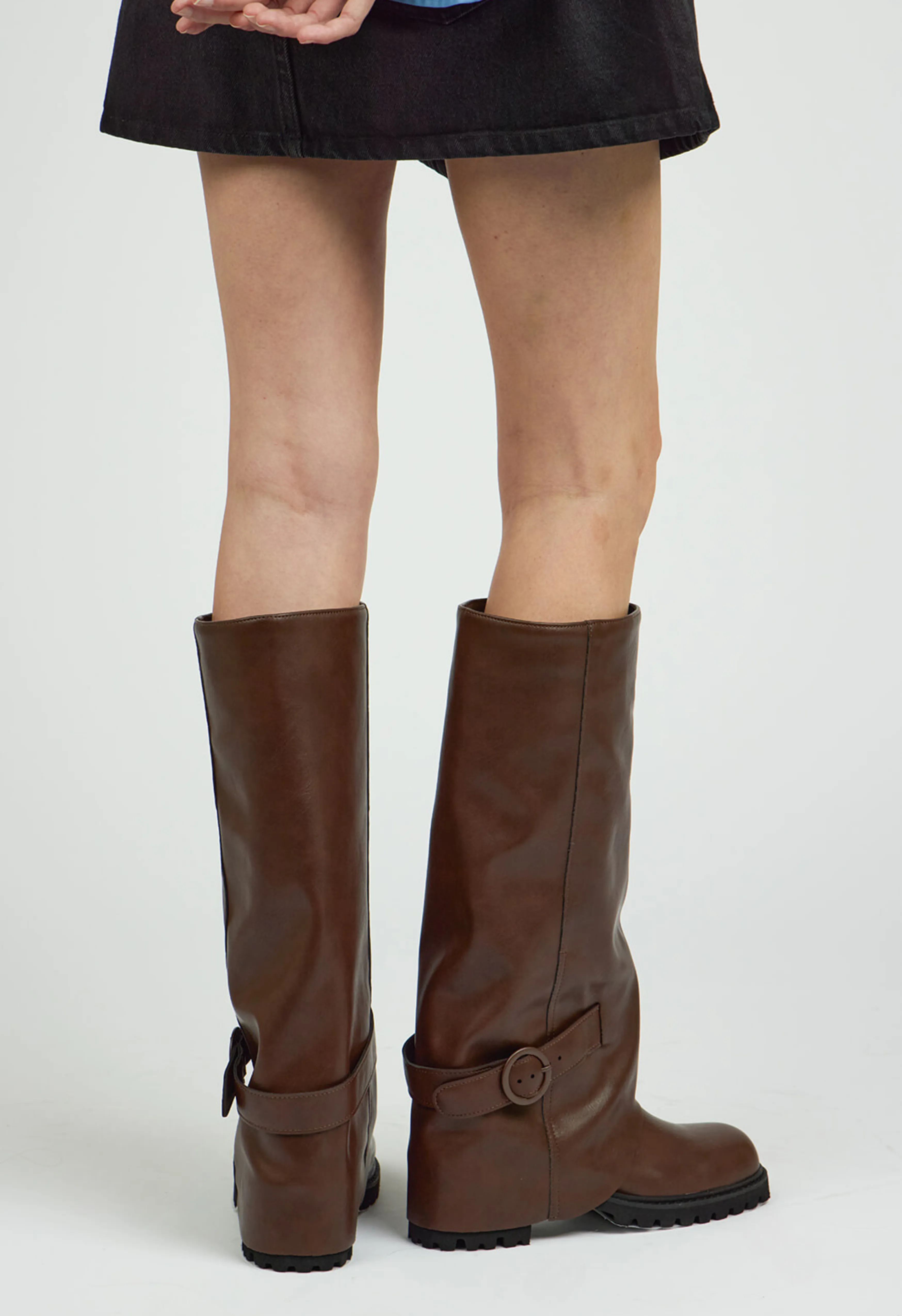 Joey Motorcycle Boot In Brown