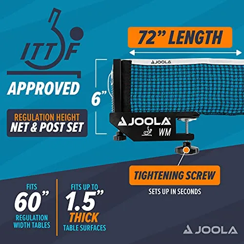 JOOLA WM Table Tennis Net Set