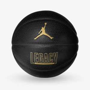 Jordan Legacy Logo Basketball - Black - Size 7