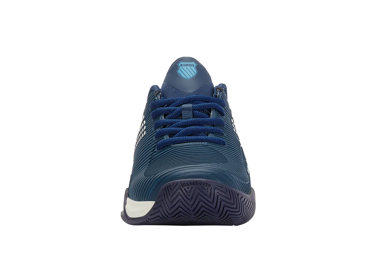K-Swiss Men's Hypercourt Supreme Tennis Shoes in Blue Opal /Blanc De Blanc /Lollipop