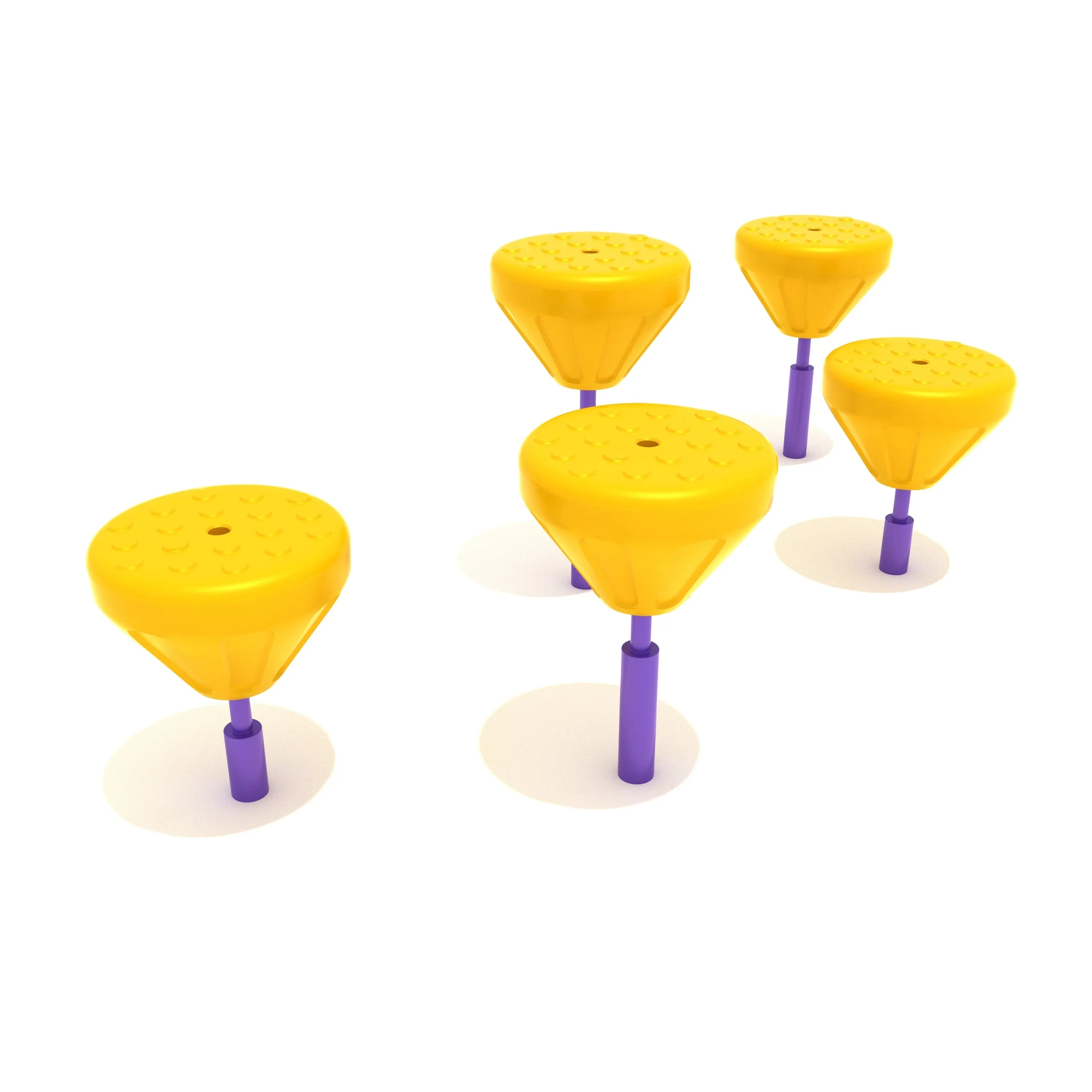 Kid's Gym Pebble Balance Course