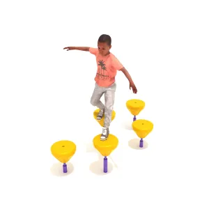 Kid's Gym Pebble Balance Course