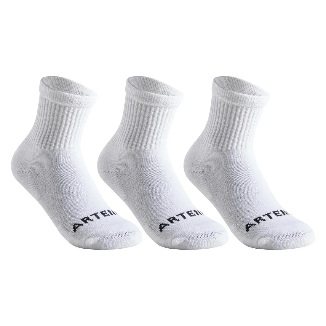 Kids' High Racket Sports Socks RS100 Tri-Pack