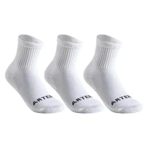 Kids' High Racket Sports Socks RS100 Tri-Pack