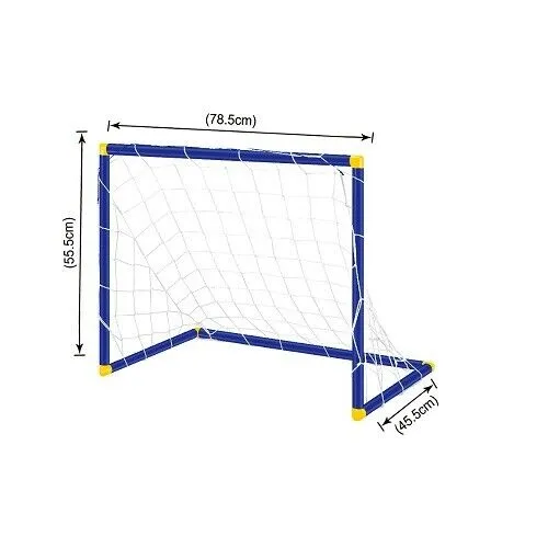 Kids Portable Soccer Football Goal Posts Net Training Sports- Indoor/ Outdoor
