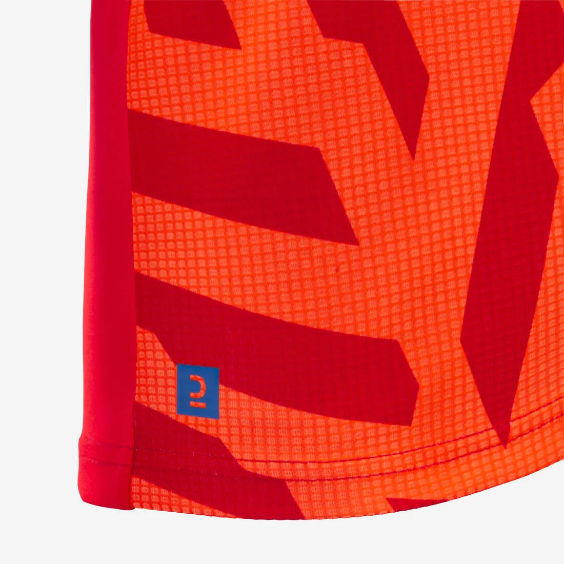 Kids' Short-Sleeved Football Shirt Viralto Solo - Jungle Red &