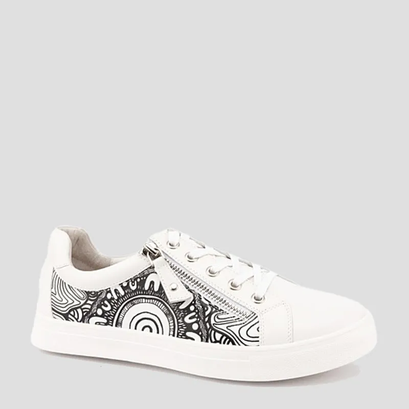 KLOUDS CARA KARD COMBO - WHITE LEATHER