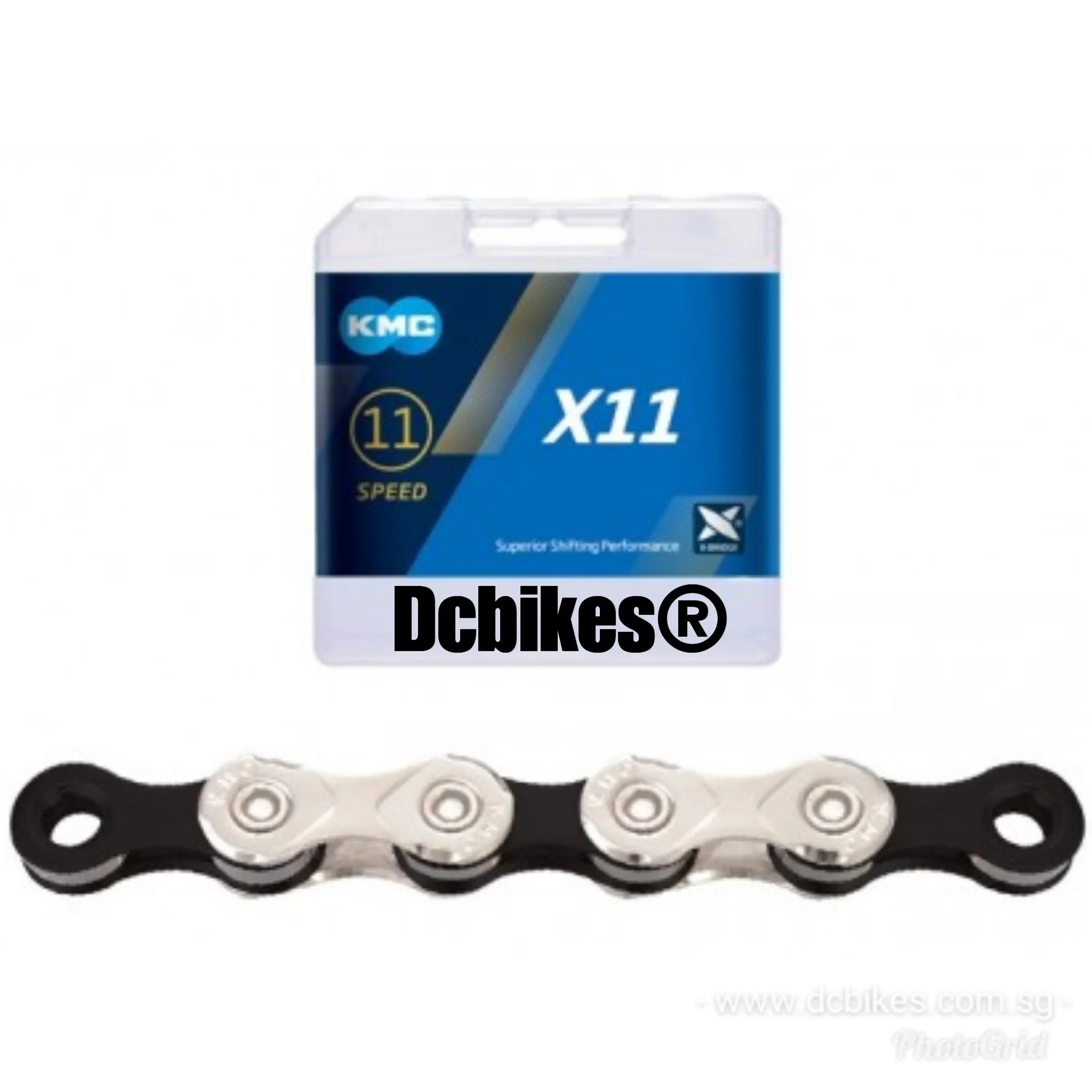 Kmc X11 93 Silver Bicycle Chain   Missing Link