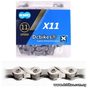 Kmc X11 93 Silver Bicycle Chain   Missing Link