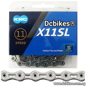 KMC X11 SL 11 Speed Super Light Silver Bicycle Chain
