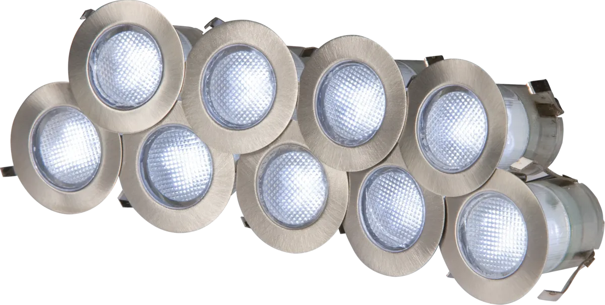Knightsbridge KIT16W 230V IP65 10 x  0.2w Cool White LED Kit 6000K