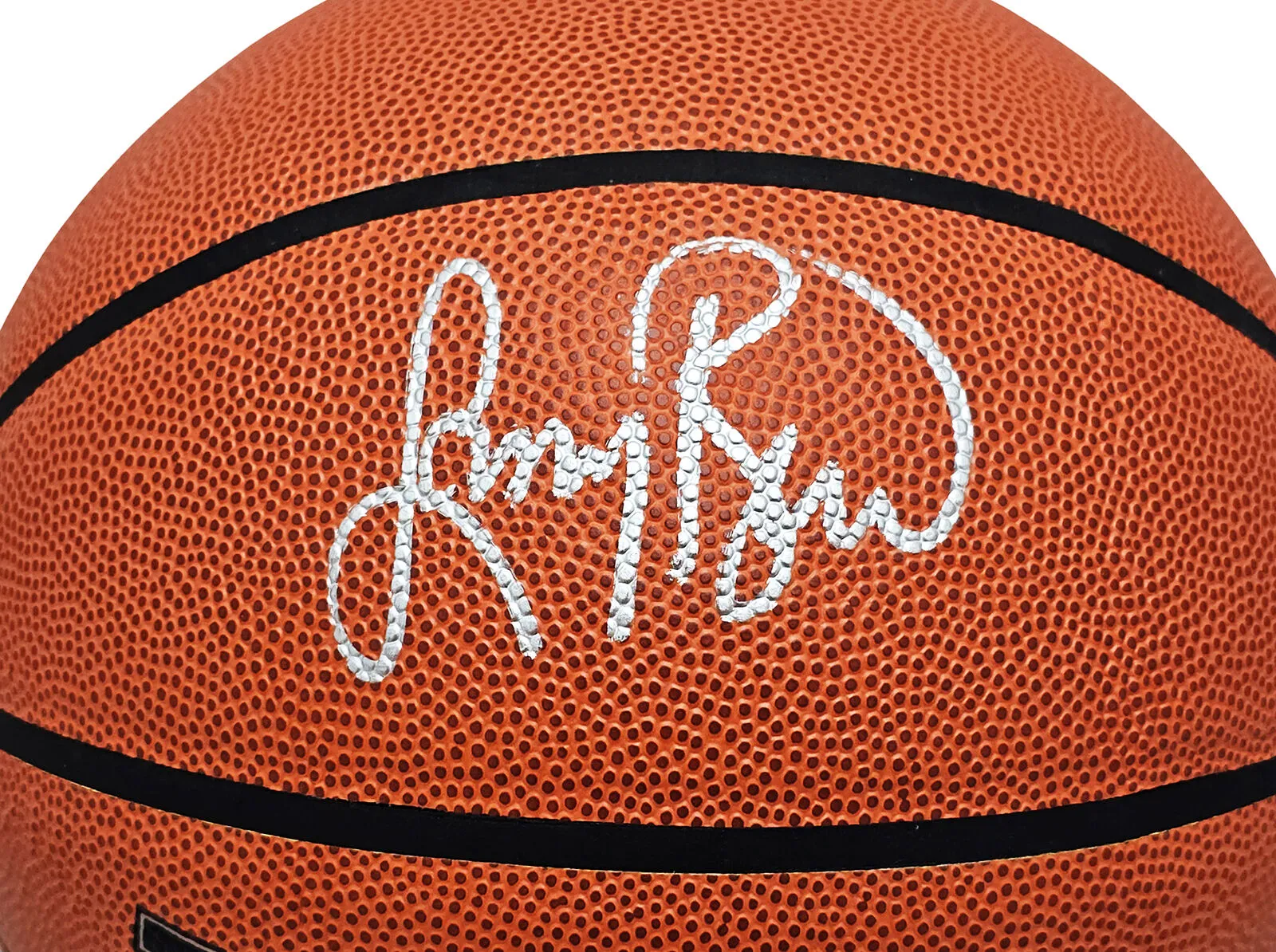 LARRY BIRD AUTOGRAPHED AUTHENTIC SERIES INDOOR/OUTDOOR BASKETBALL CELTICS JSA