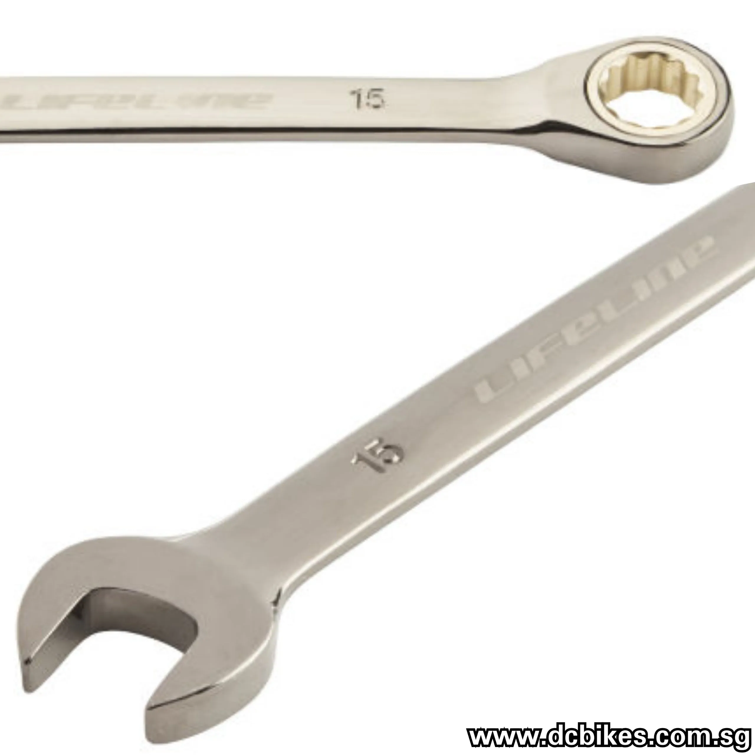 LL 8-15mm CRV Ratchet Spanner Wrench Tools