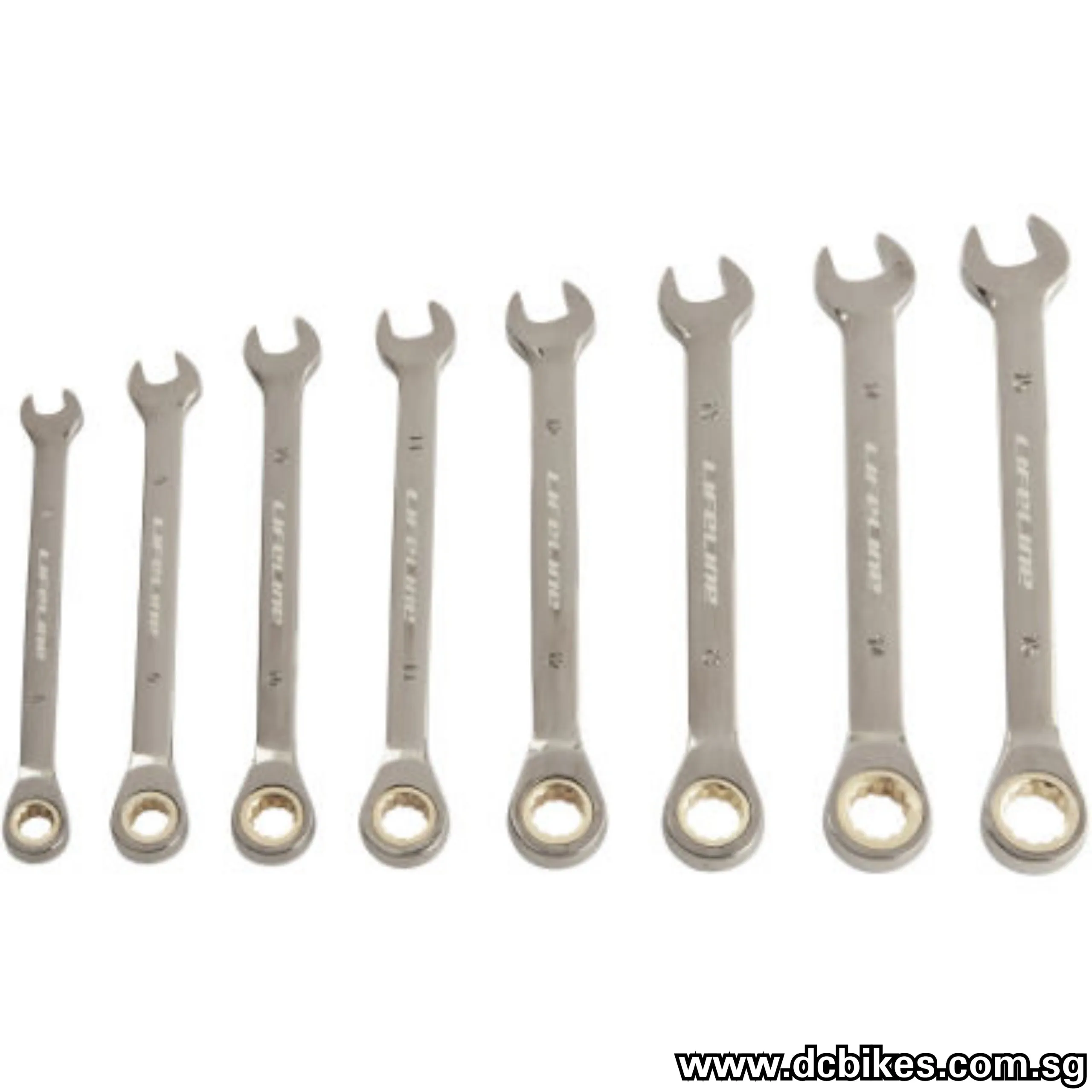LL 8-15mm CRV Ratchet Spanner Wrench Tools