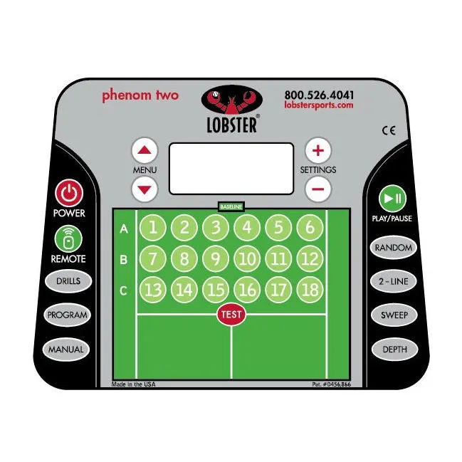 Lobster Phenom 2 Professional Tennis Ball Machine