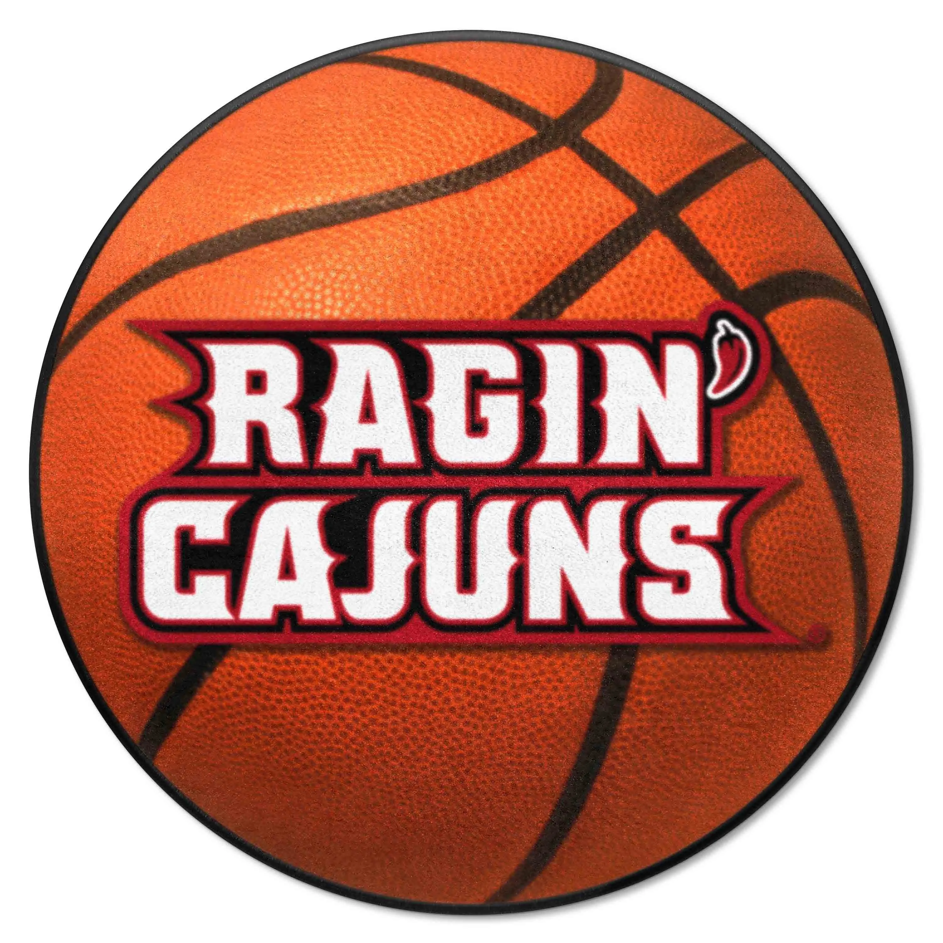 Louisiana-Lafayette Basketball Mat