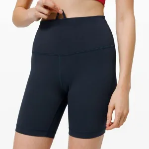 Lululemon Wunder Train High-Rise Short 6&quot; - 2 True Navy