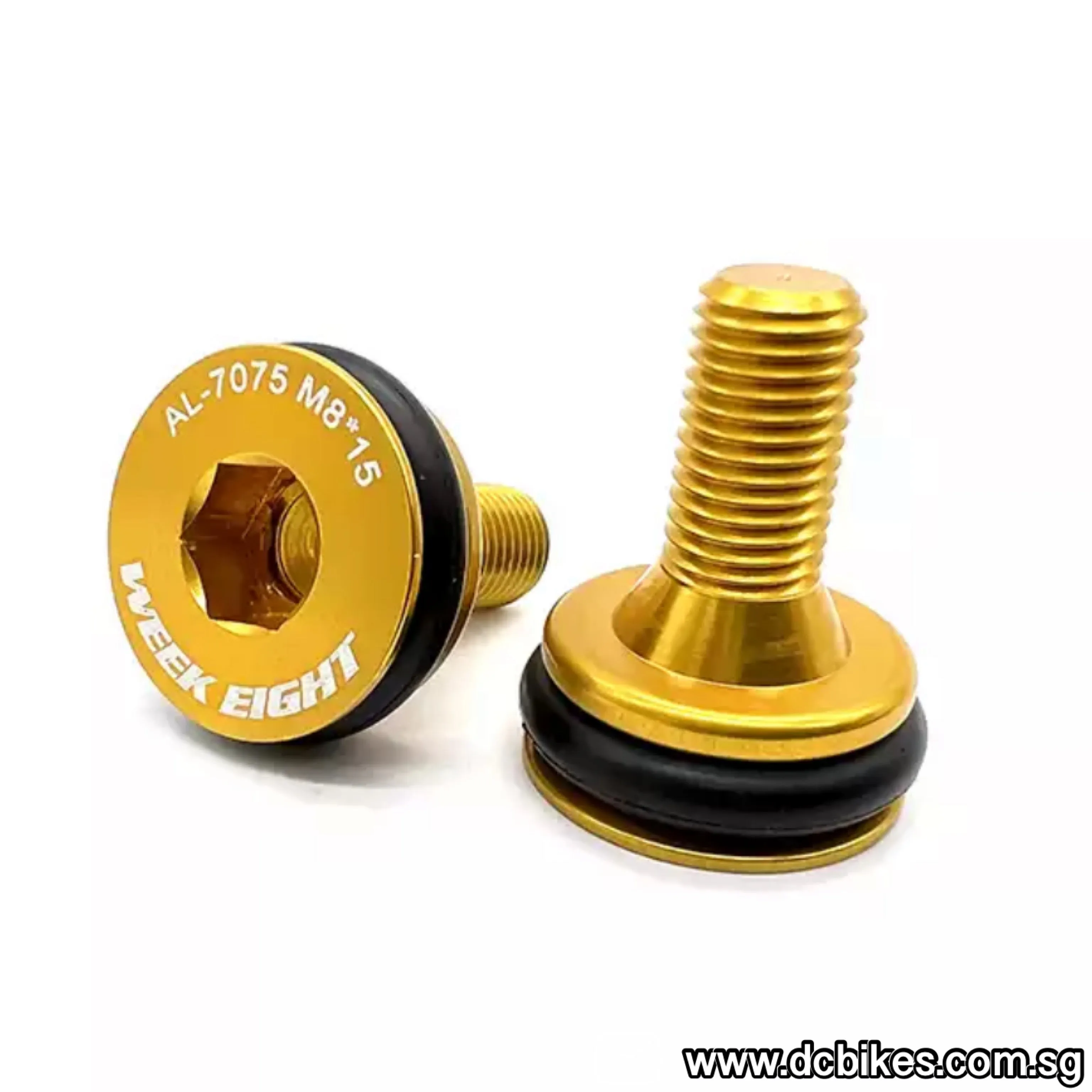 M8 X 15mm Aluminium Bolts For Square Tapered BB Crank Arms