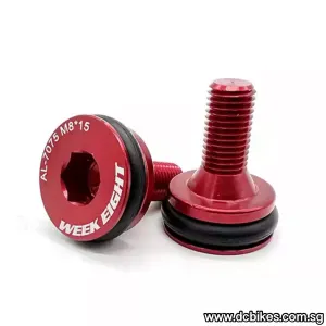 M8 X 15mm Aluminium Bolts For Square Tapered BB Crank Arms
